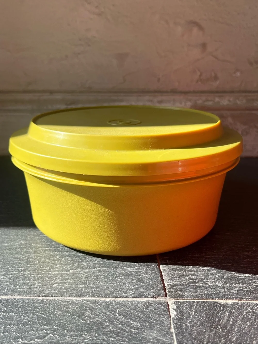 Vintage Olive Green 60’s 70’s Tupperware Container